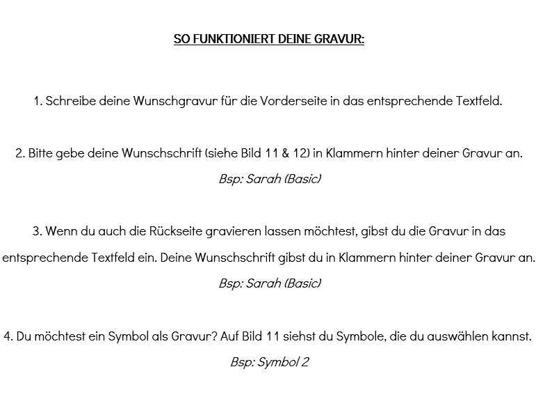 Gravur Armband mit runder Gravurplatte