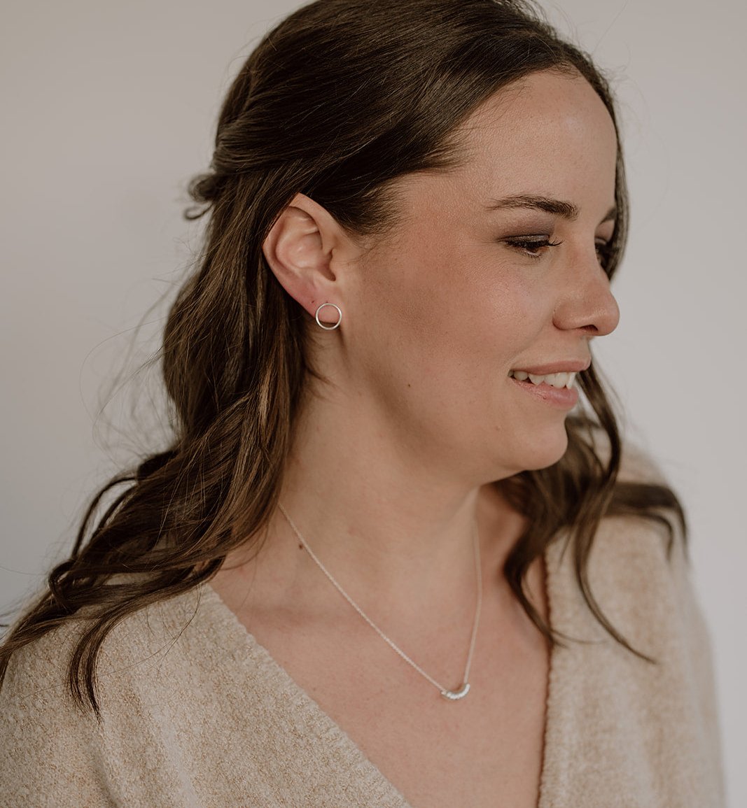 Nora | zarte Kette mit kleinen Kreisen