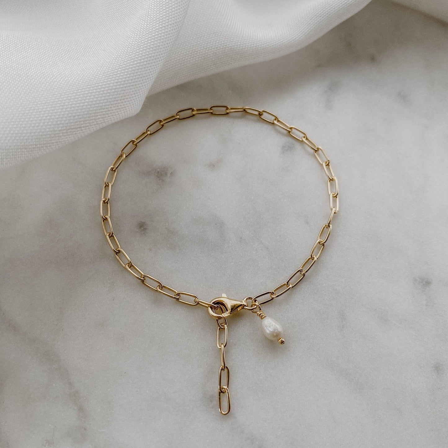 Salome | Gliederarmband mit Süßwasserperle