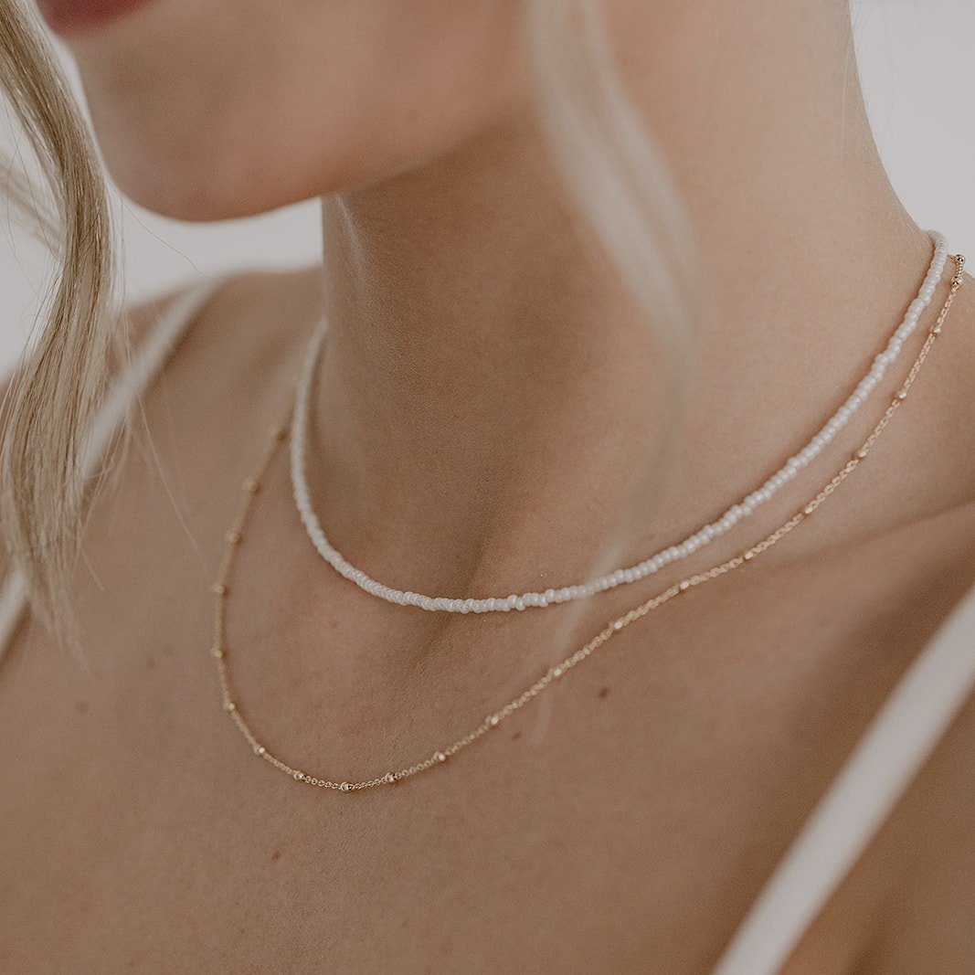 Rosalie | Choker mit Glasperlen