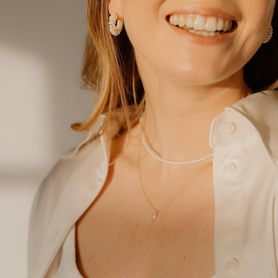 Rosalie | Choker mit Glasperlen