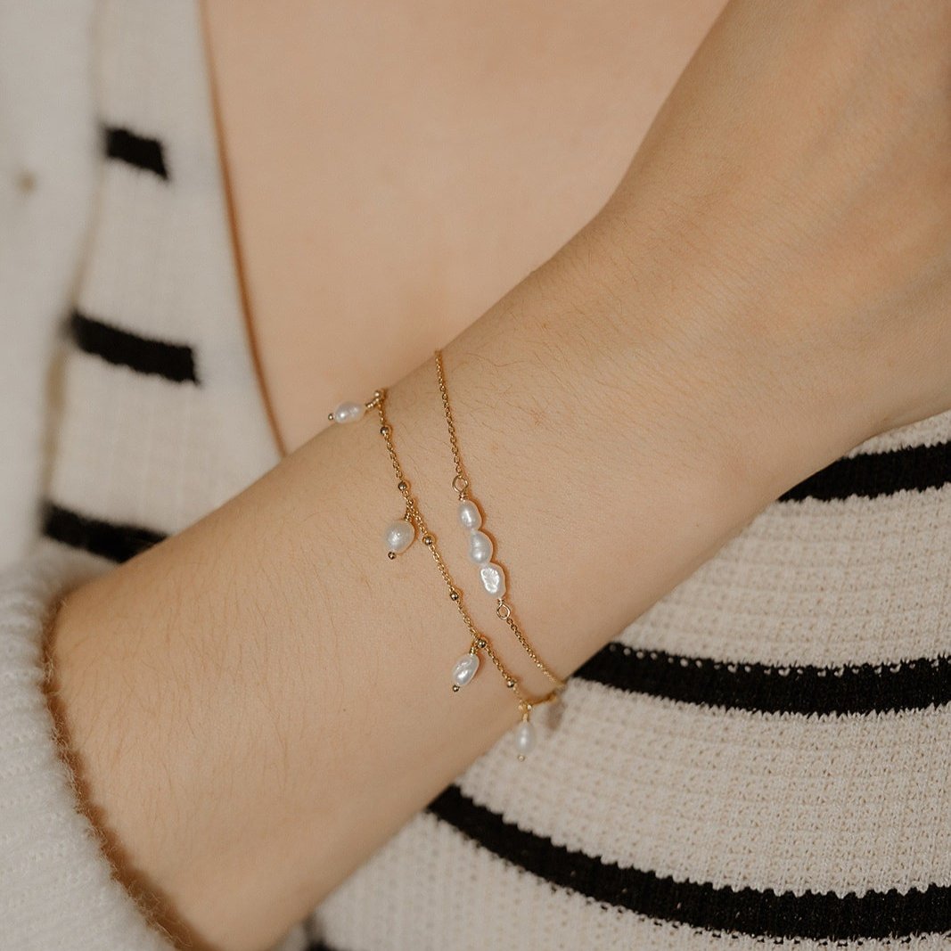 Amy | Armband mit Süßwasserperlen