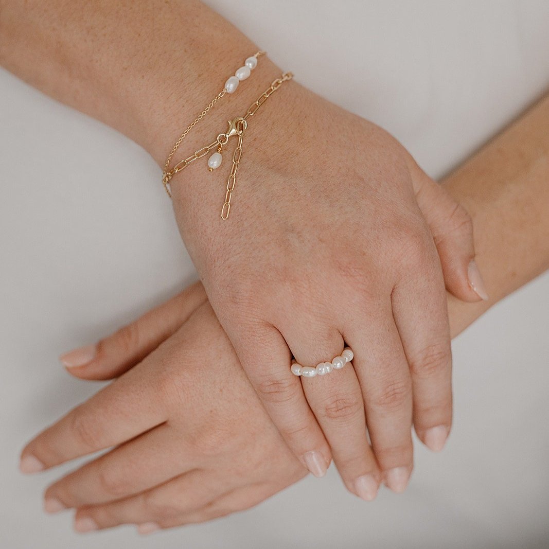Amy | Ring mit Süßwasserperlen