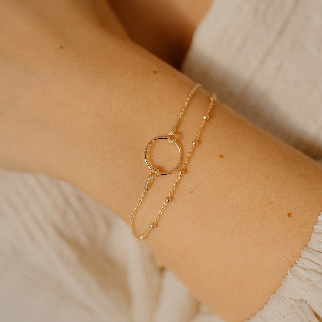 Cleo | zartes Kugelarmband