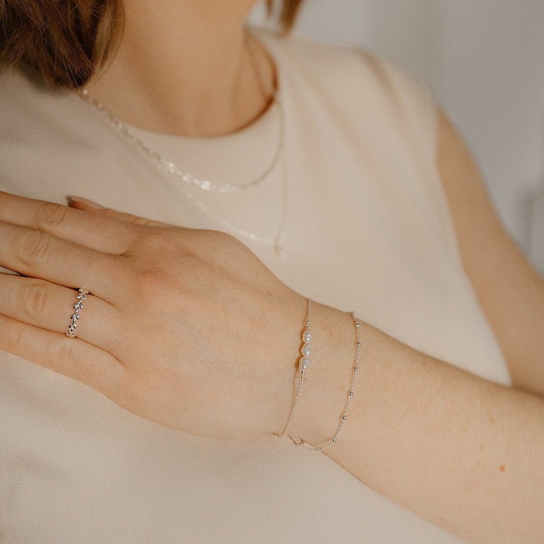 Cleo | zartes Kugelarmband