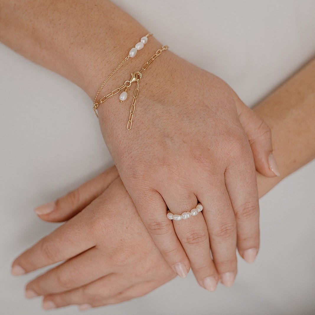 Amy | Armband mit Süßwasserperlen
