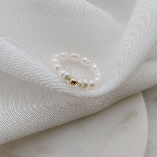 Amy | Ring mit Süßwasserperlen