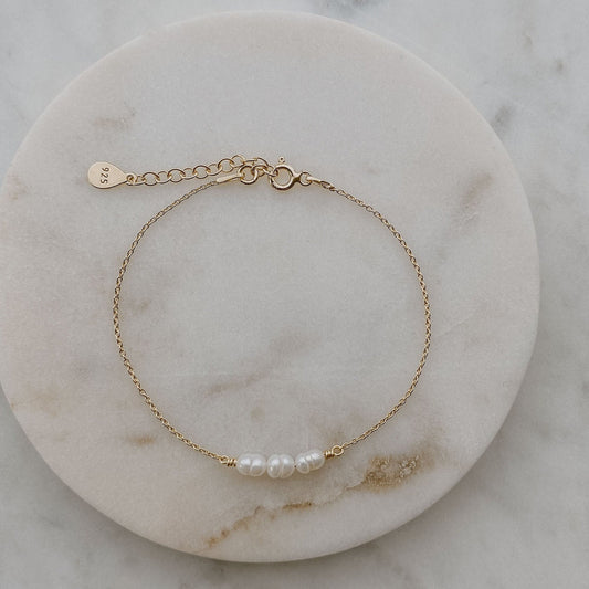 Amy | Armband mit Süßwasserperlen