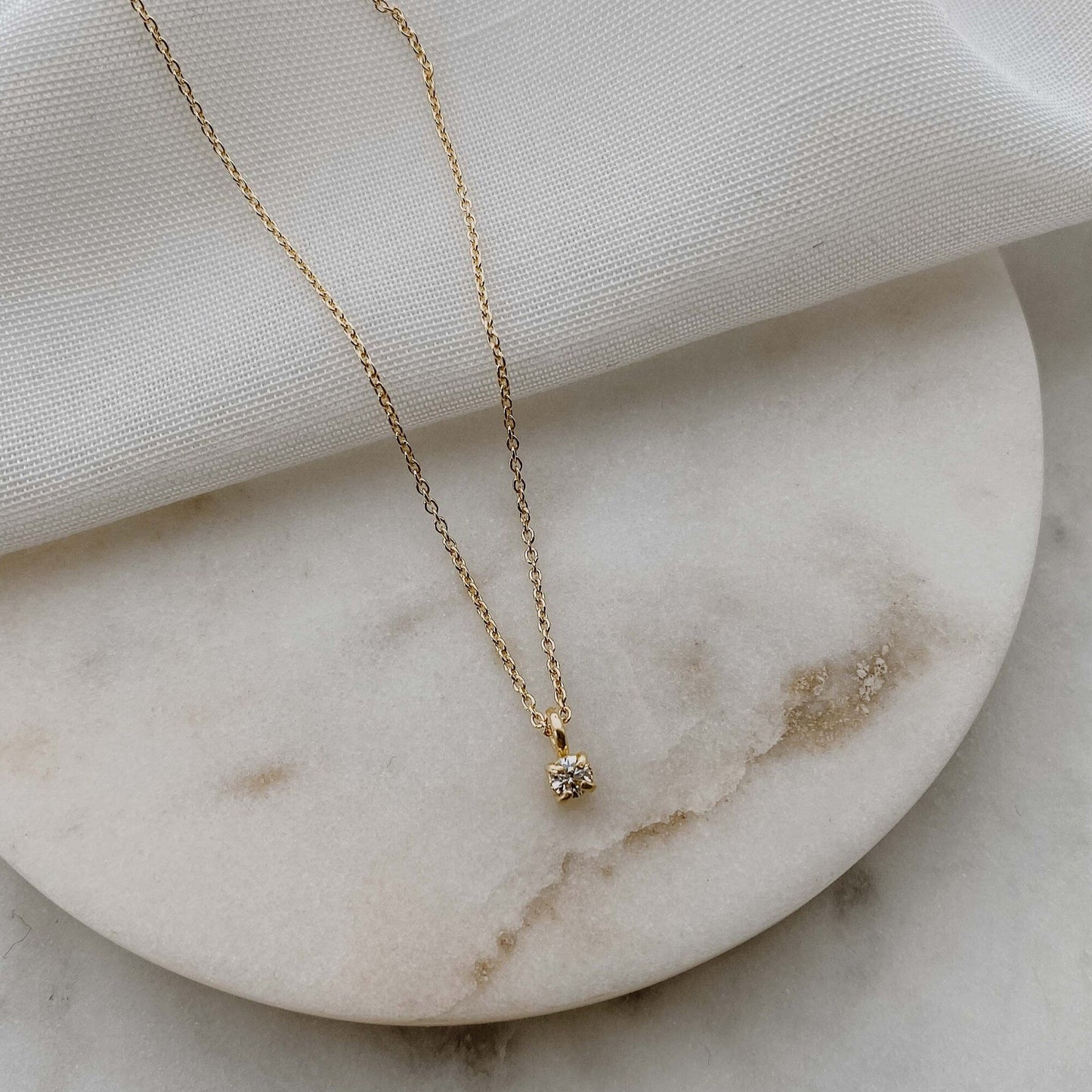 Susan | Kette mit Zirkonia Kristall